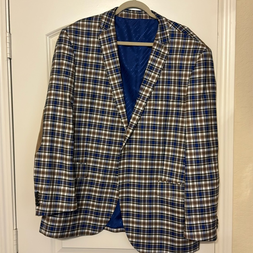 Plaid Blazer size 48R